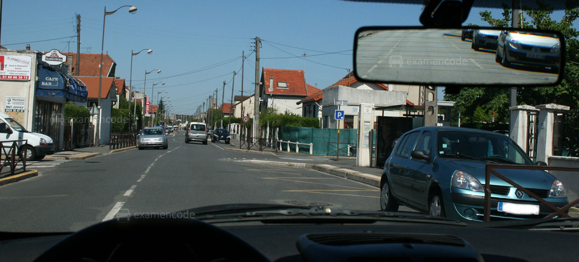 test code de la route : arrêt de bus